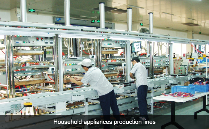 Household appliances production lines